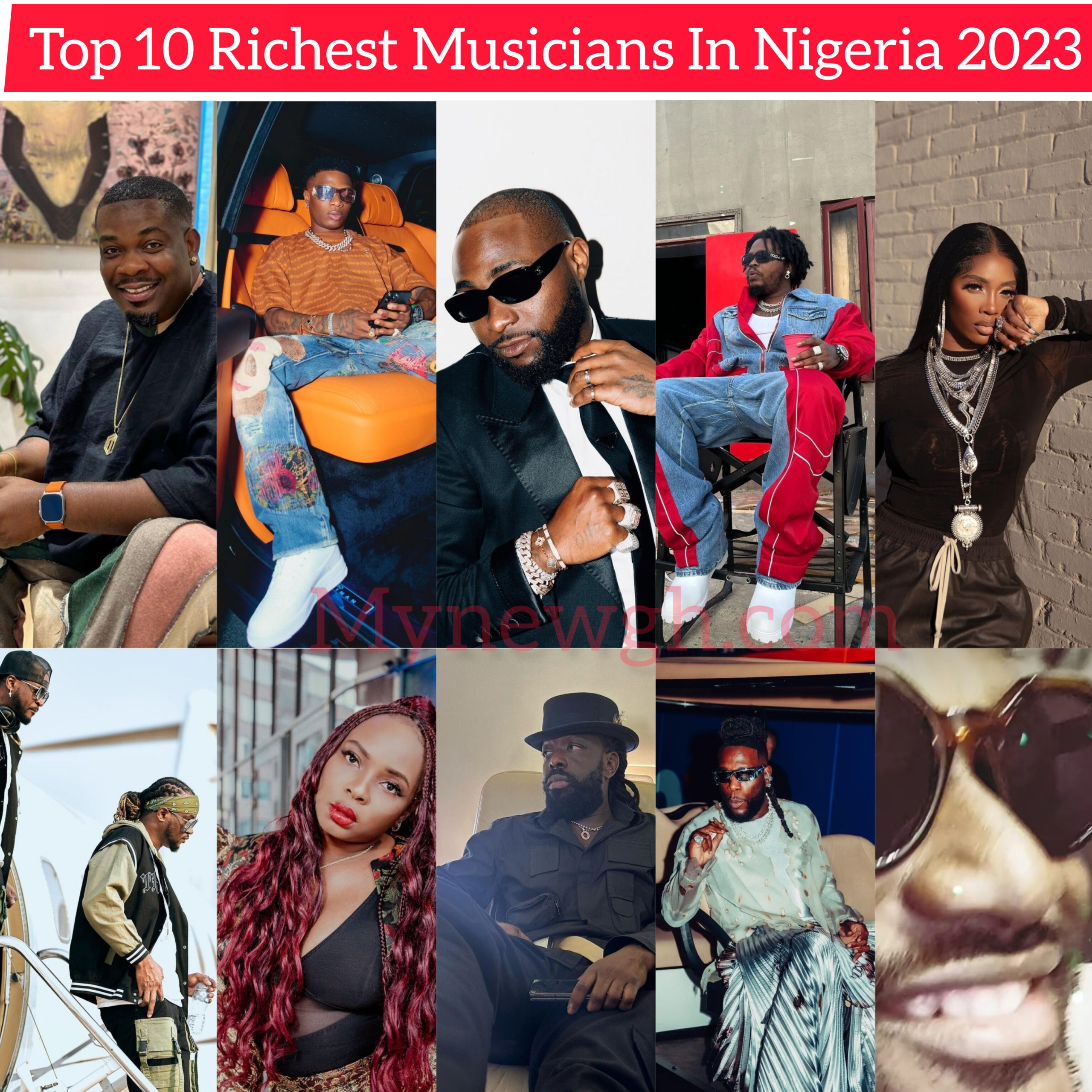 Top 10 Richest Musicians In Nigeria 2023 (In Tabular Form)