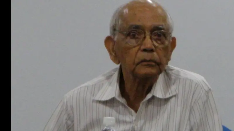Rao at the Indian Statistical Institute, Chennai in April 2012 (Photo: Wikipedia)